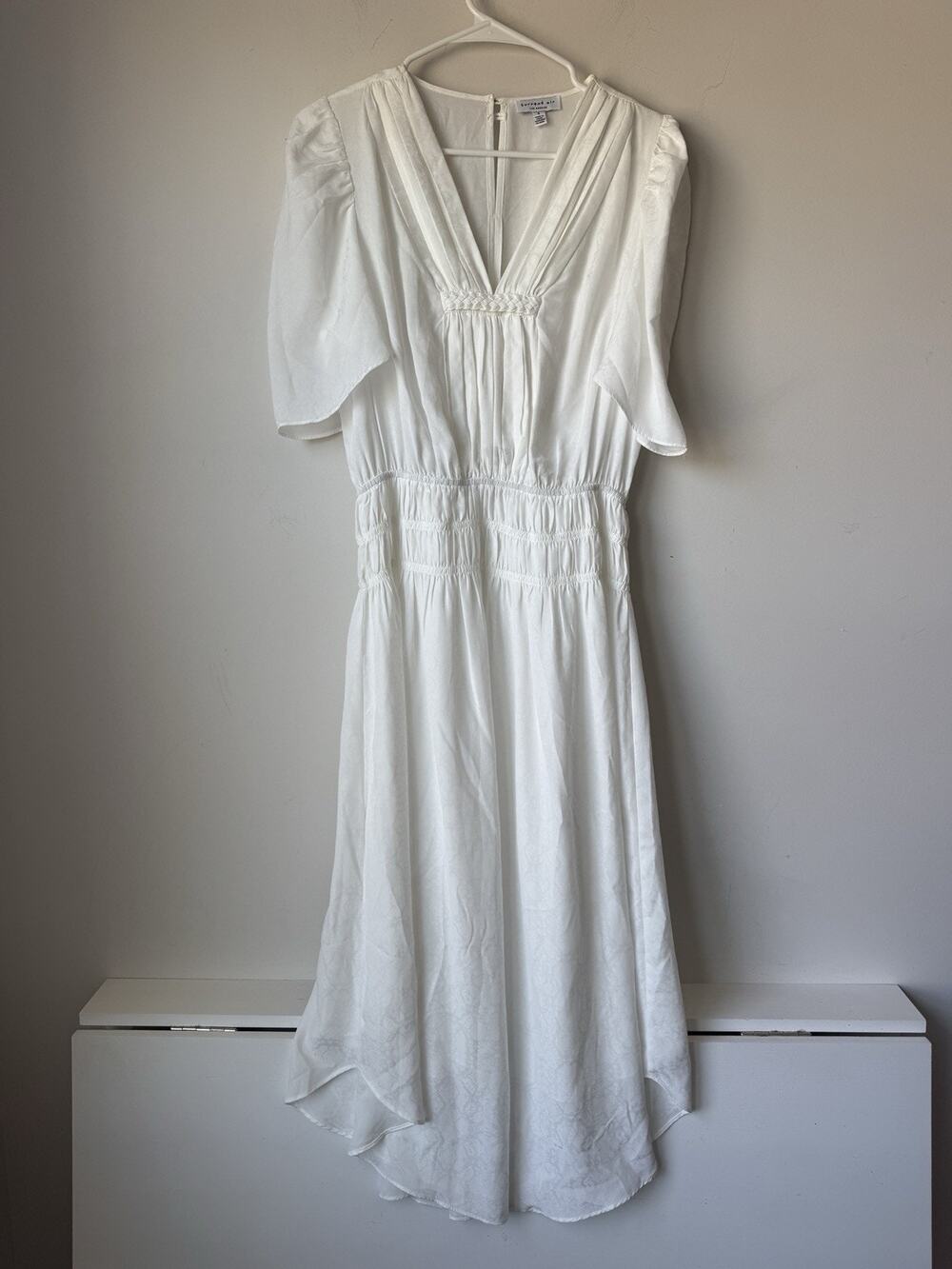 Current Air Los Angeles White Maxi Dress Size Small Occasions Greek Style Boho